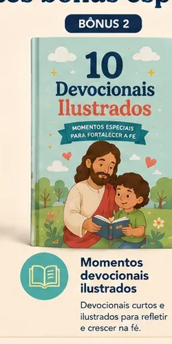Capa do bônus 10 Devocionais Ilustrados — Momentos especiais para fortalecer a fé