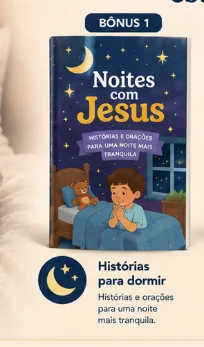 Capa do bônus Noites com Jesus — Histórias e orações para uma noite mais tranquila
